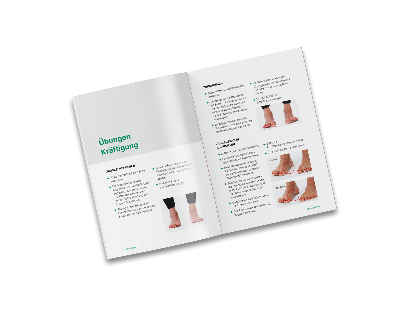 Therapiebroschüre «Hallux valgus und Hallux rigidus» (Set à 25 Stk.)